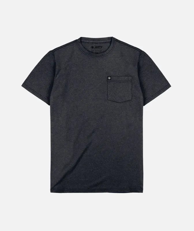 Striker Pocket Tee - Black sold by JETTY