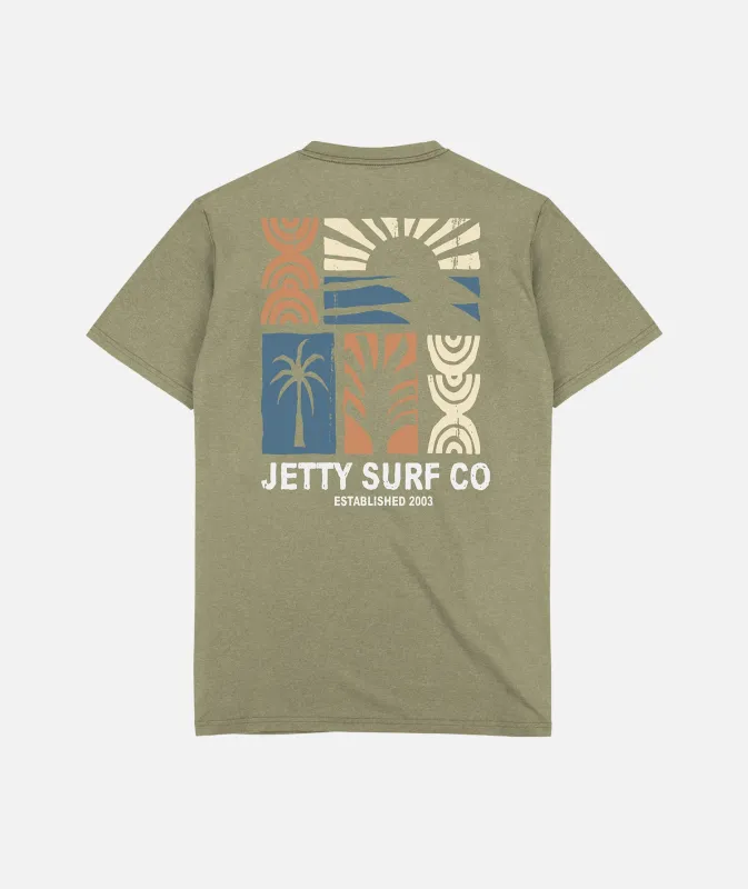 Striker Graphic Tee - Mustard sold by JETTY