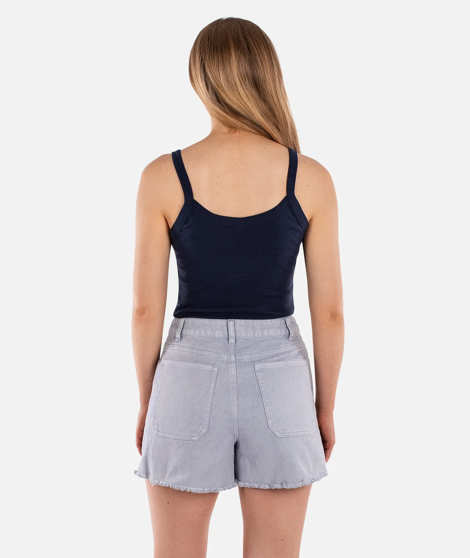 Coquille Crop Tank - Navy sold by JETTY product image thumbnail 2