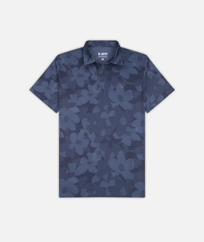 Bunker Polo Shirt - Dark Blue made by JETTY