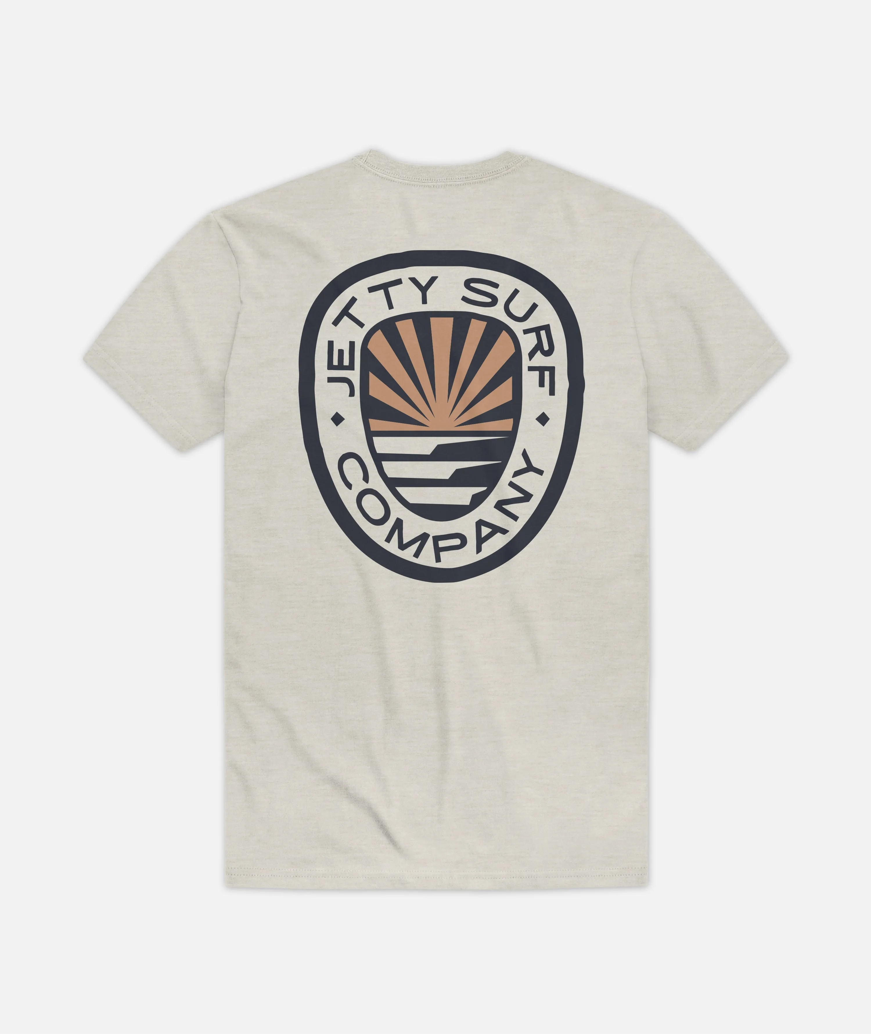 Tidecrest Tee - Cement Tri Blend sold by JETTY