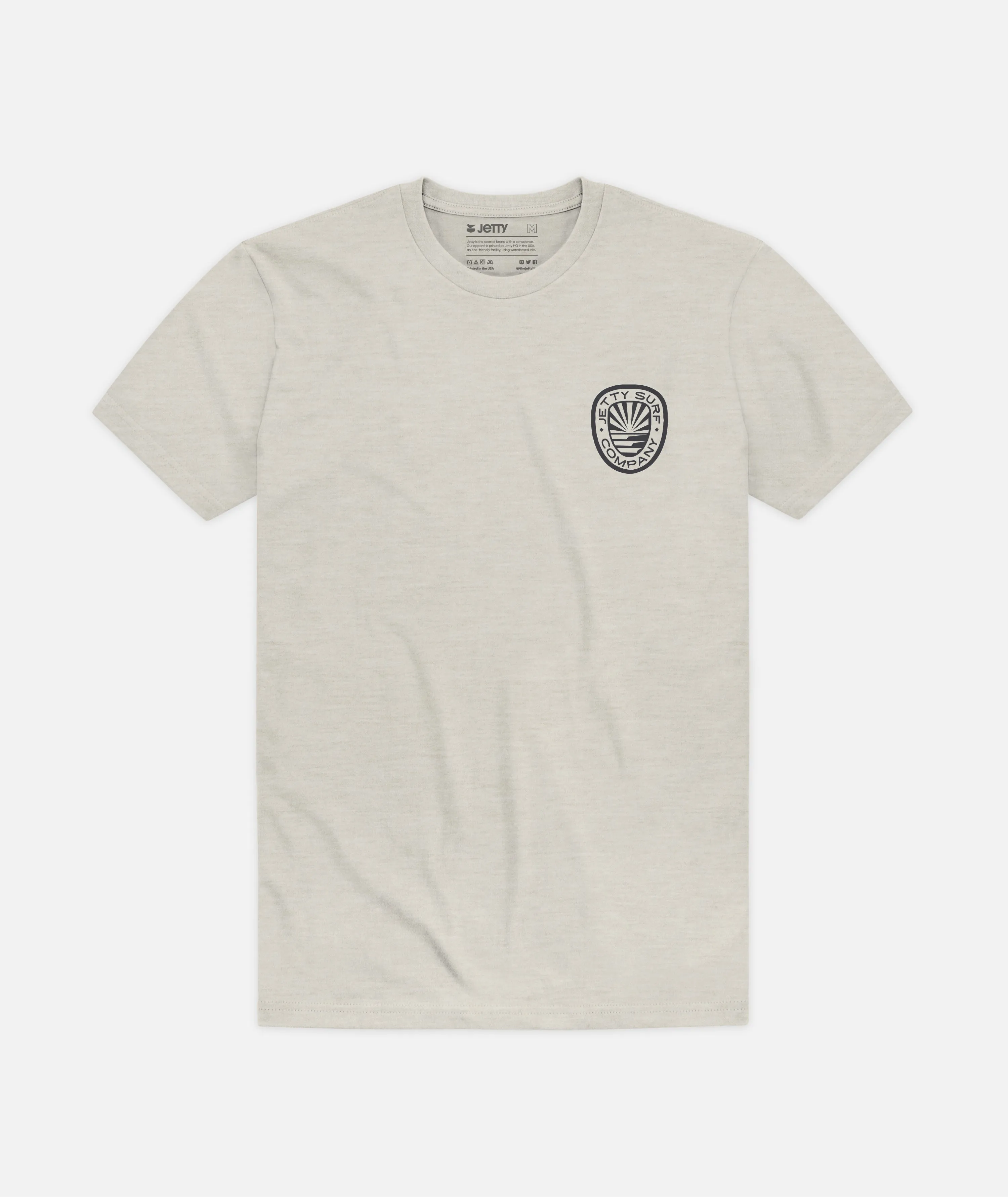 Tidecrest Tee - Cement Tri Blend sold by JETTY product image thumbnail 2