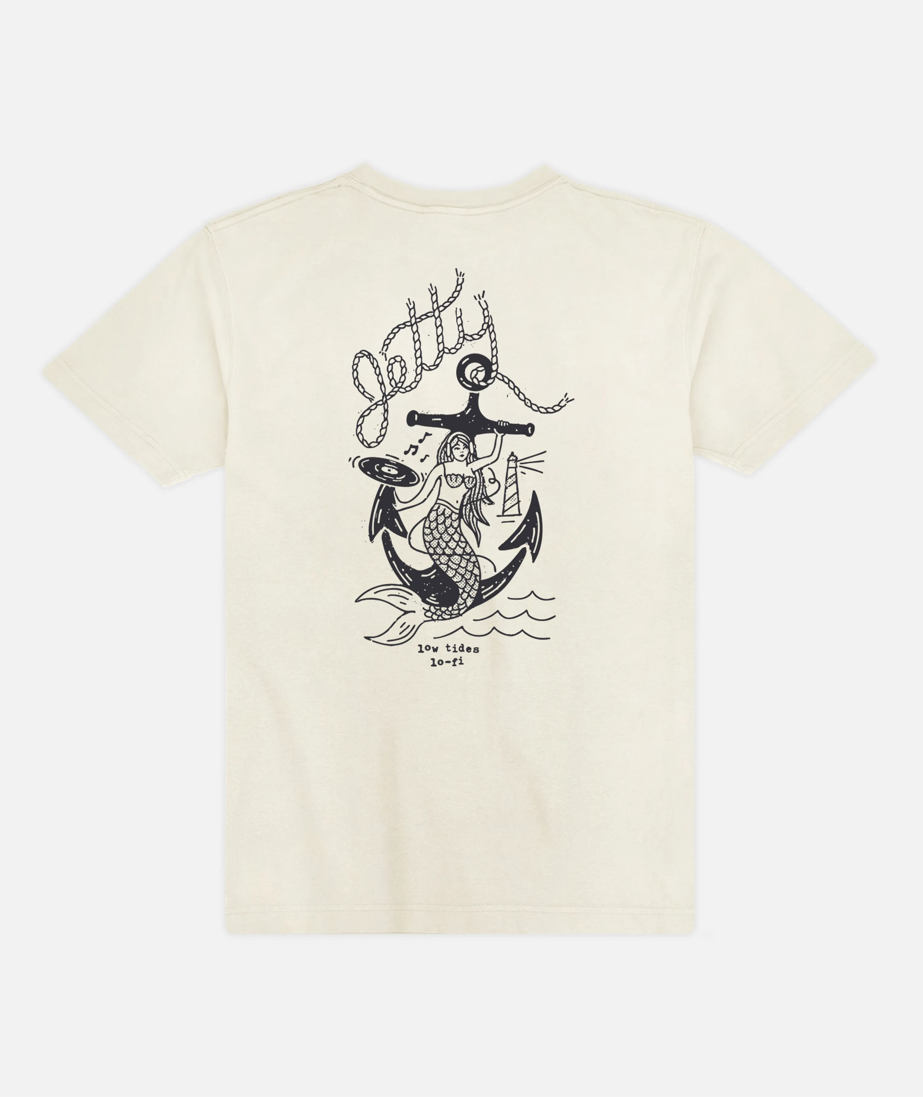 Low Tides LoFi Tee - Vintage White sold by JETTY
