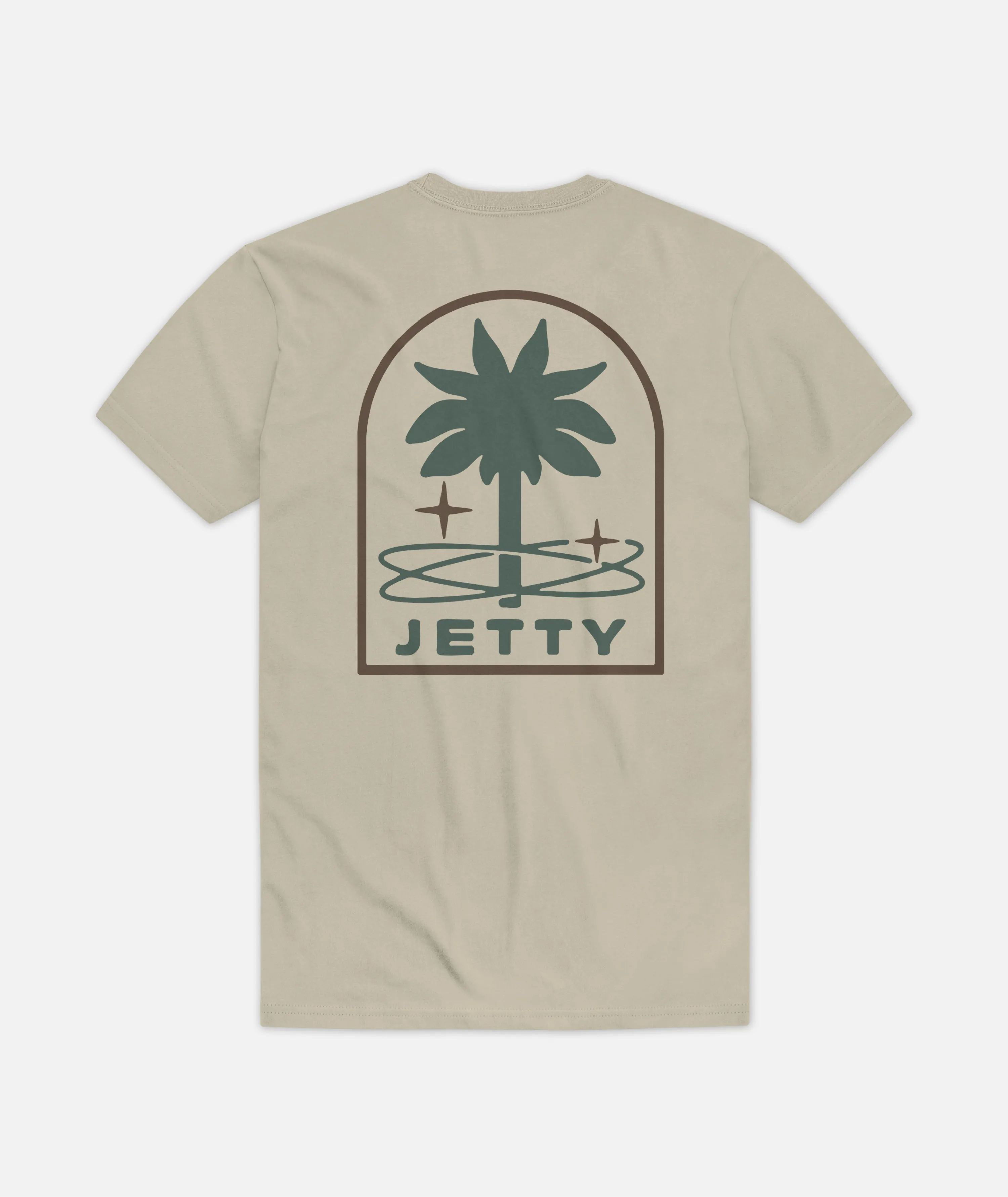 Orbit Grove Tee - Heather Tan sold by JETTY