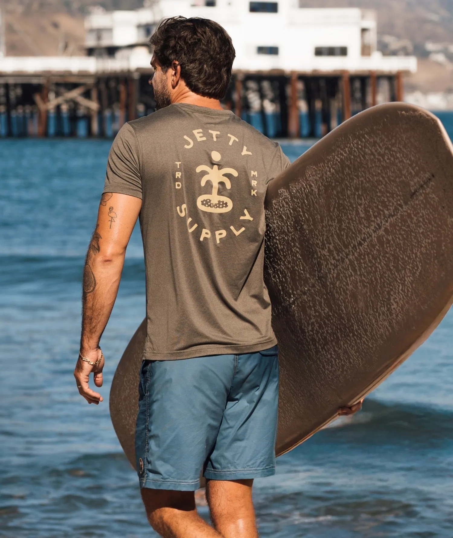 Striker Graphic Tee - Olive sold by JETTY product image thumbnail 3