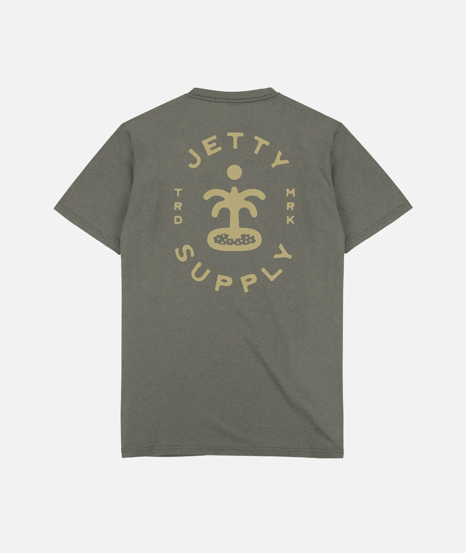 Striker Graphic Tee - Olive sold by JETTY