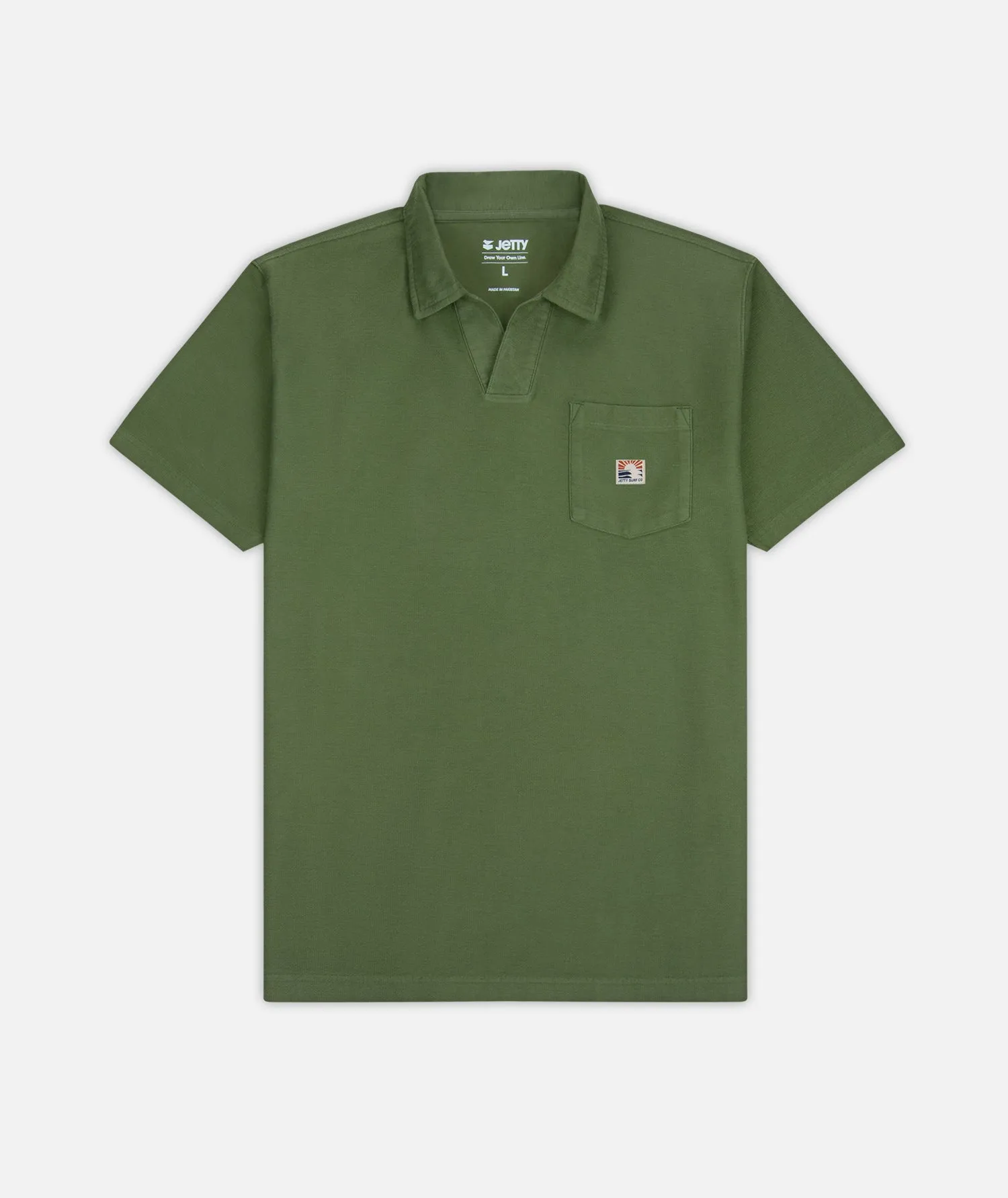 Cruise Terry Polo - Olive sold by JETTY