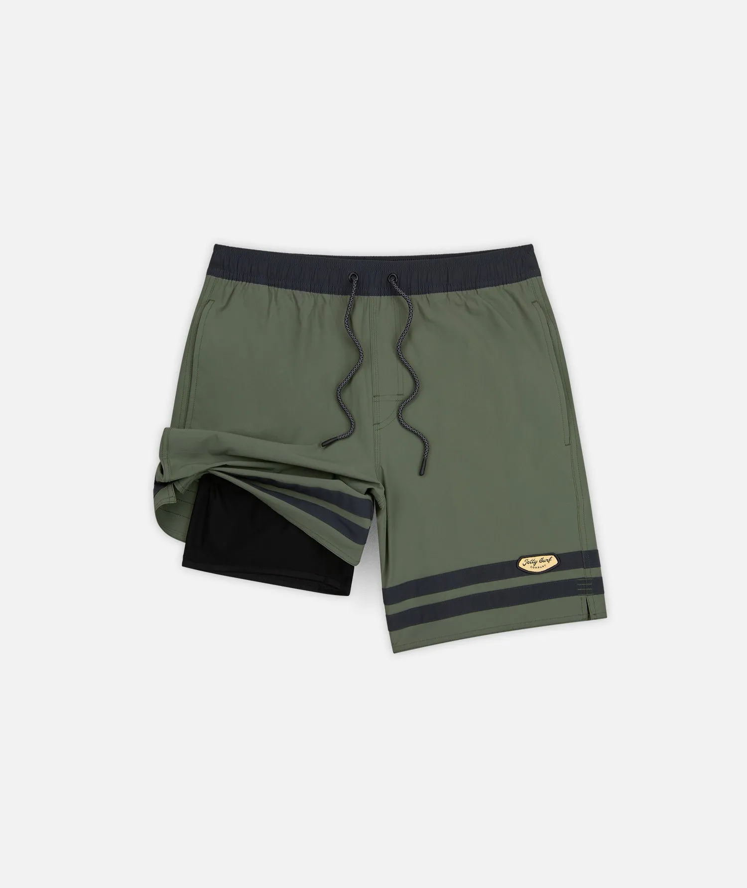 Reckoner Lined Short - Olive sold by JETTY product image thumbnail 2