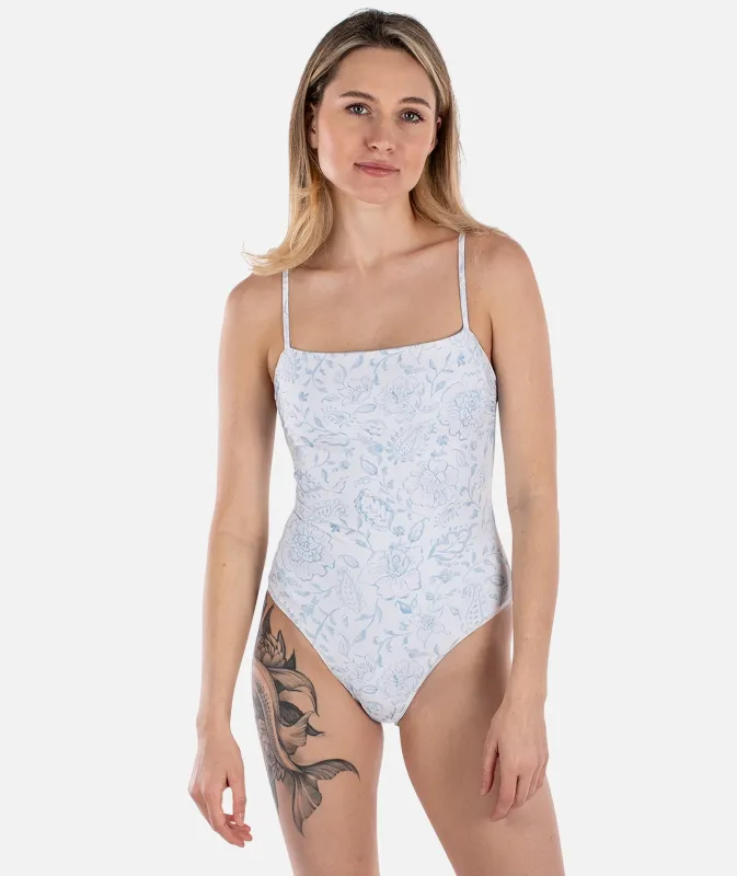 Alyssa Reversible One Piece - Blue sold by JETTY