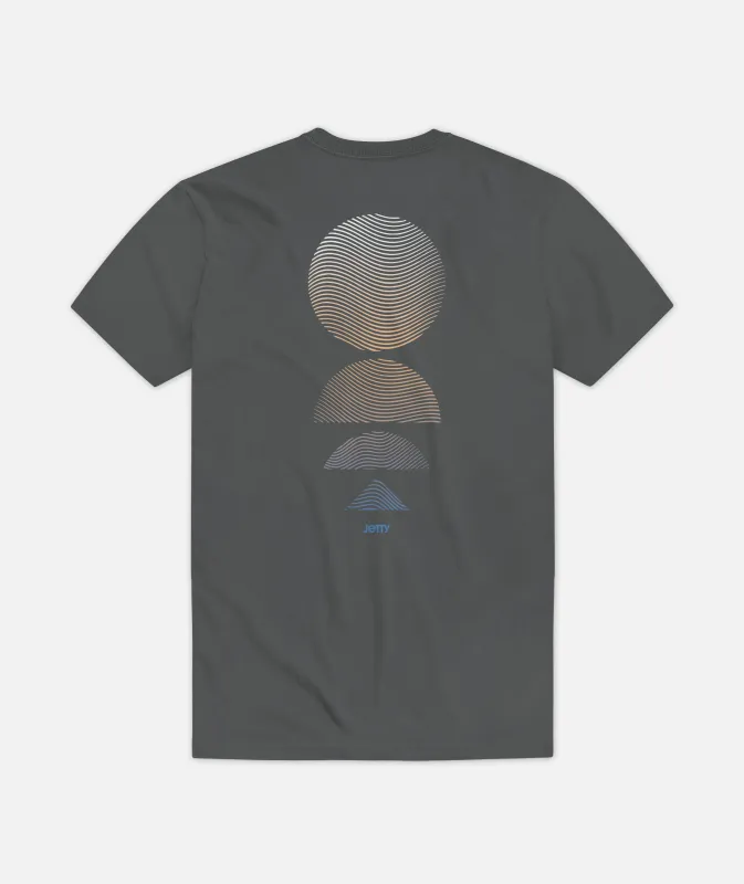 Mirage Tee - Asphalt made by JETTY