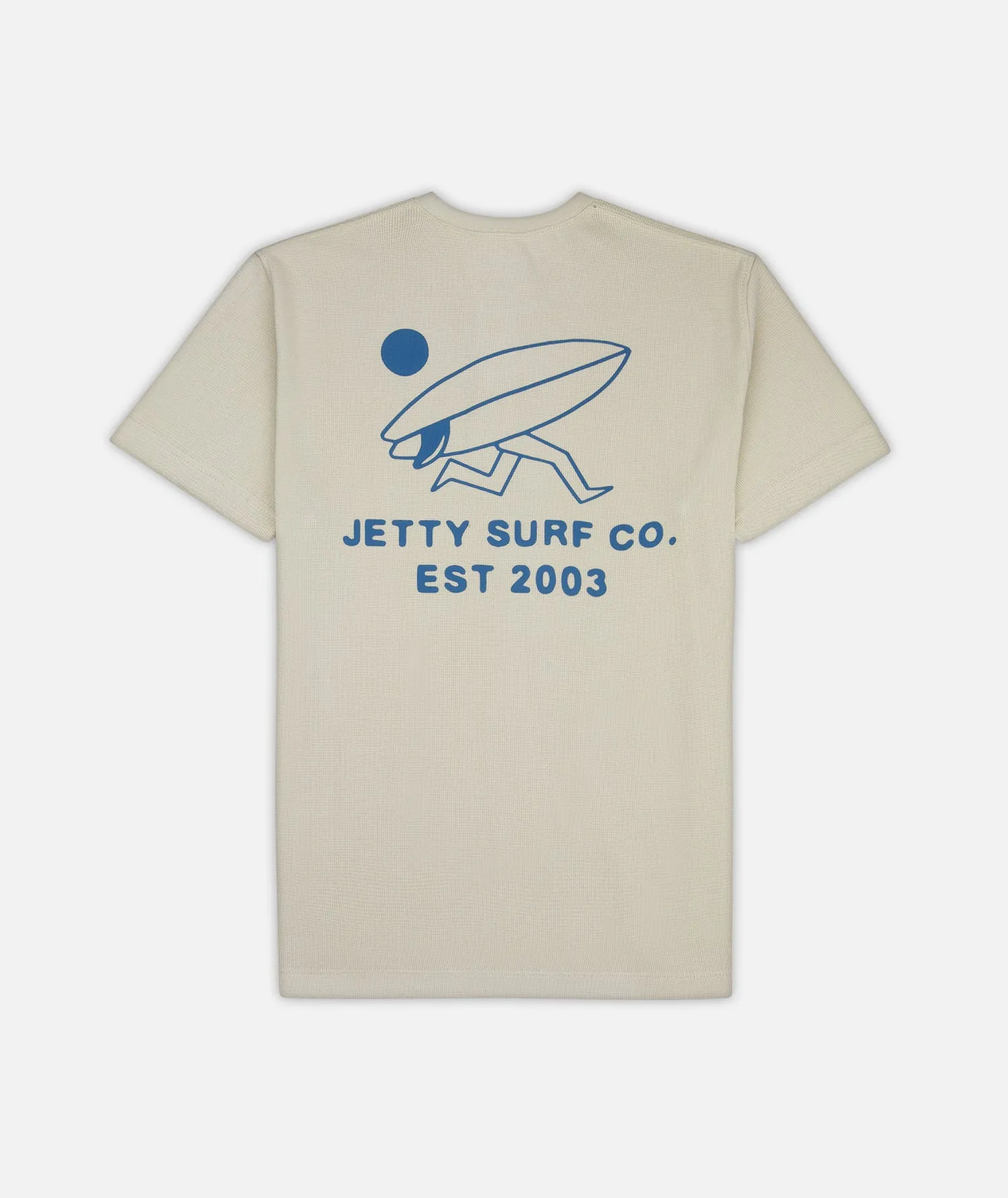 Trench Waffle Tee - White sold by JETTY