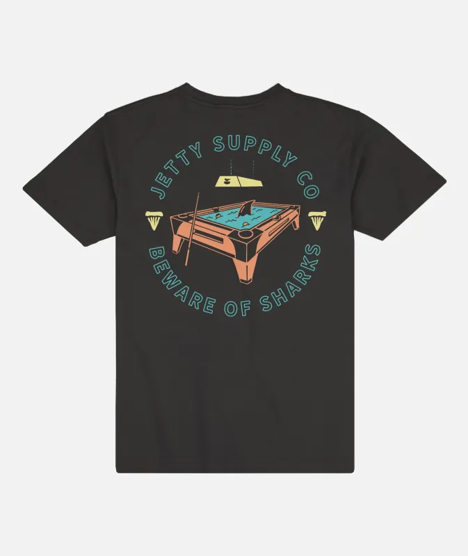 Poolshark Tee - Black made by JETTY