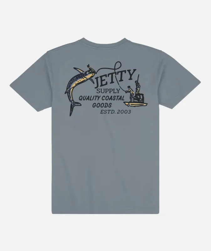 Flats Tee - Fog made by JETTY