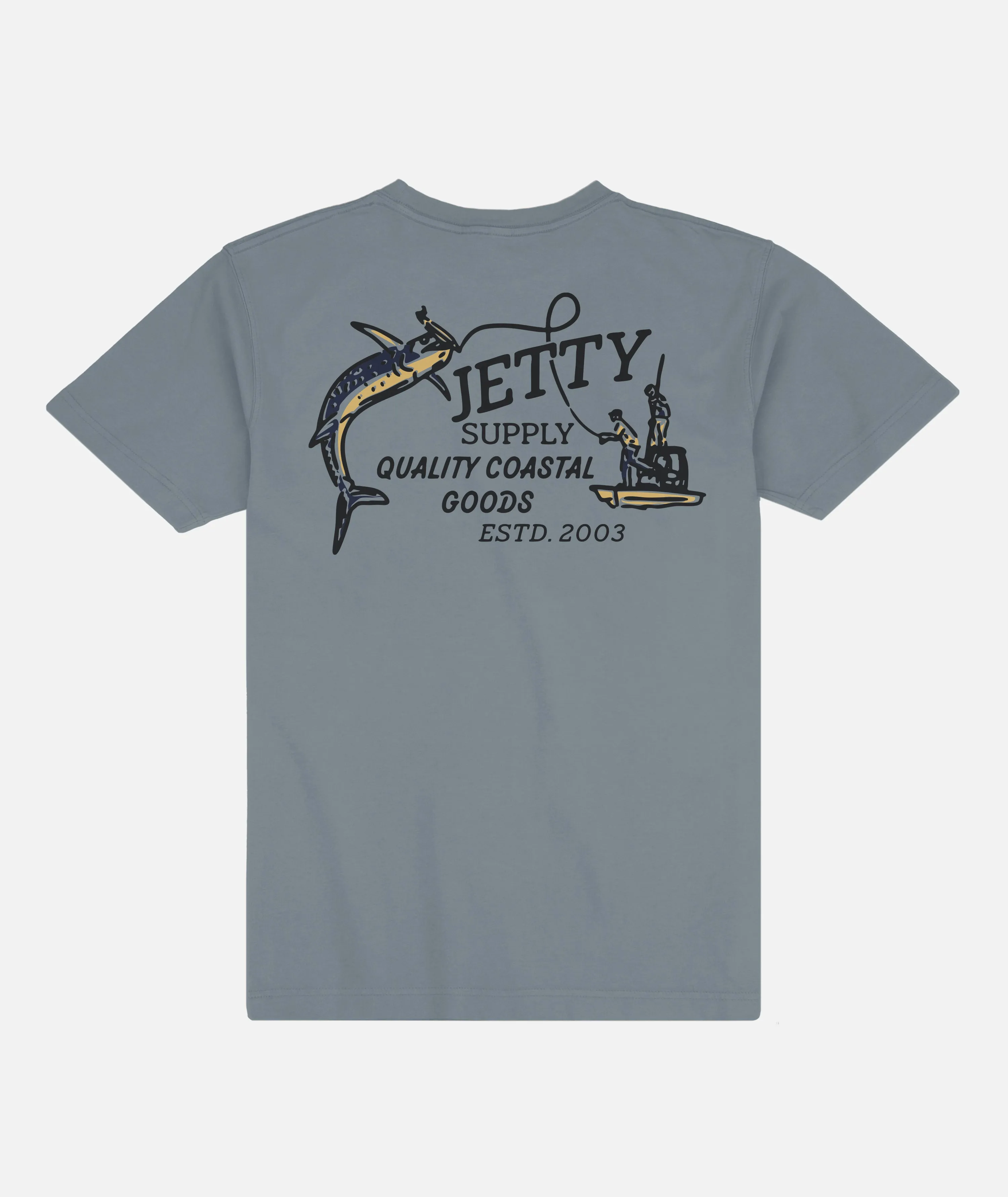 Flats Tee - Fog sold by JETTY