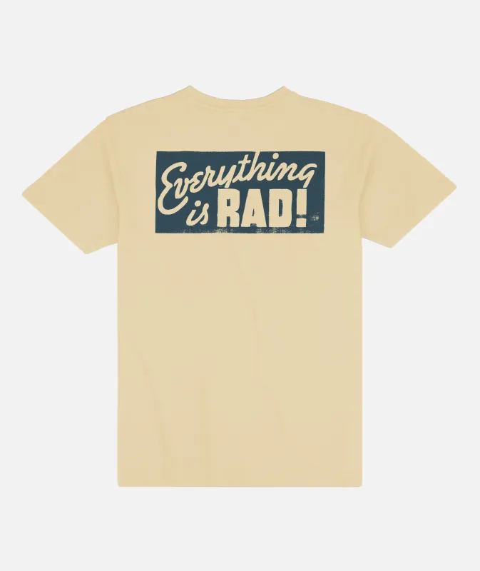 Its Rad! Tee - Apricot made by JETTY