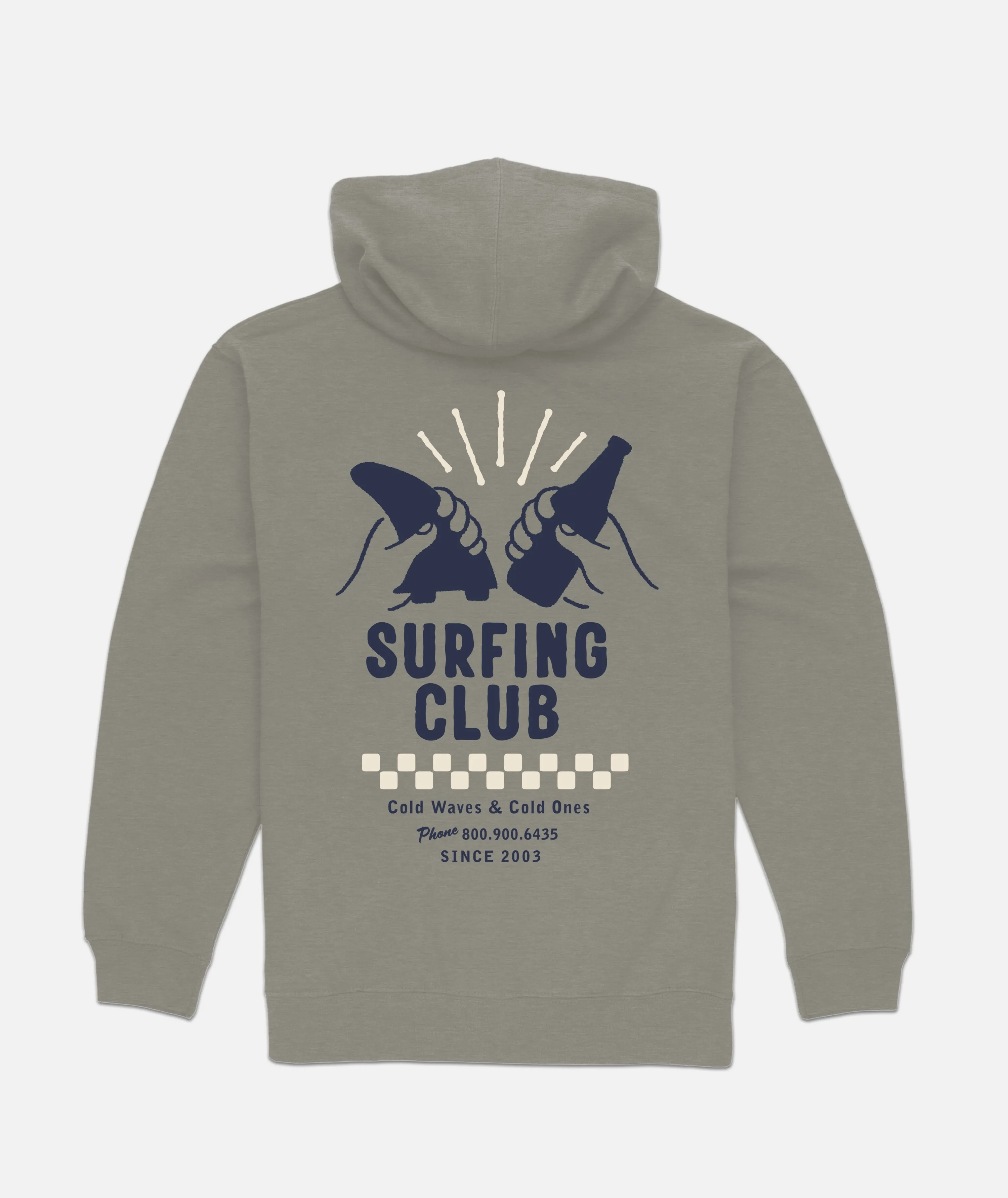 Clink Hoodie - Athletic Heather sold by JETTY