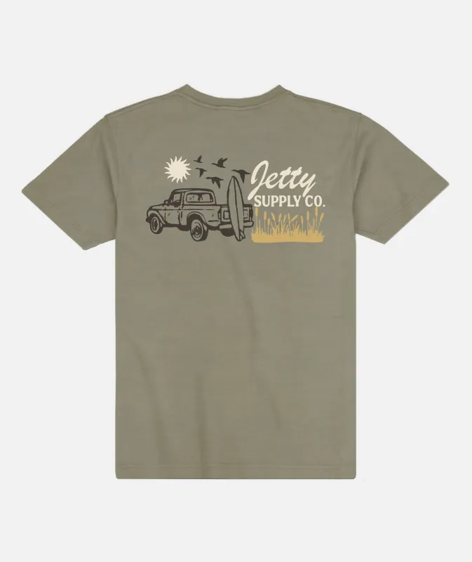 Pickup Tee - Military Green made by JETTY