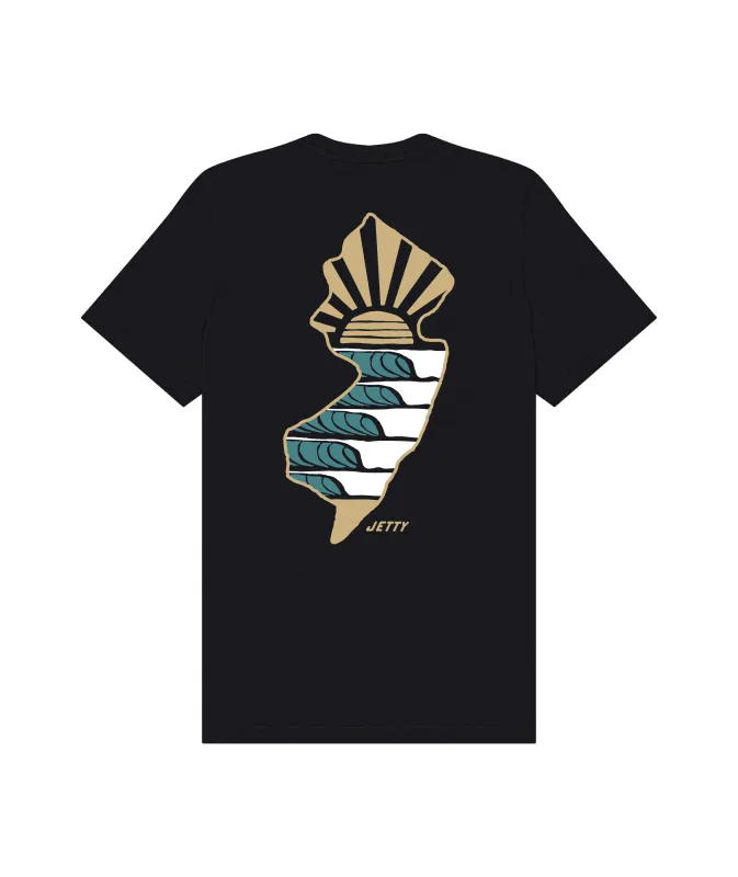 State Tee - Black made by JETTY