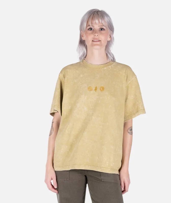 Catalina Heavyweight Tee - Yellow made by JETTY
