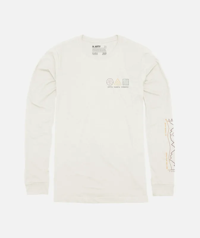 Triple Long Sleeve Tee - White made by JETTY