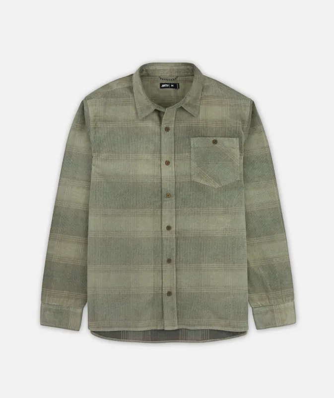 Shoals Corduroy Shirt - Tan made by JETTY