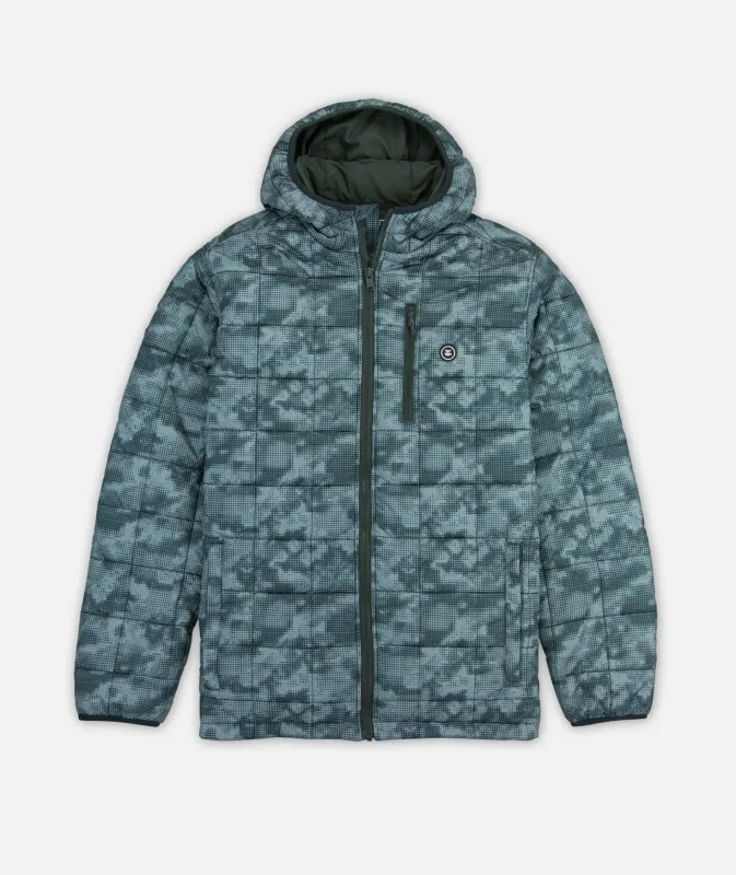 Puffer Coat - Light Grey made by JETTY