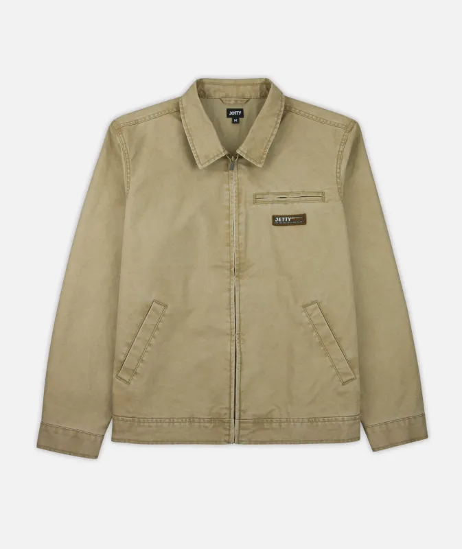 Bradley Canvas Jacket - Brown made by JETTY
