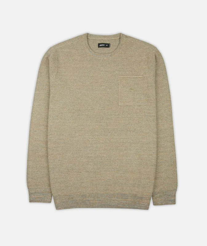 Brine Sweater - Light Tan made by JETTY