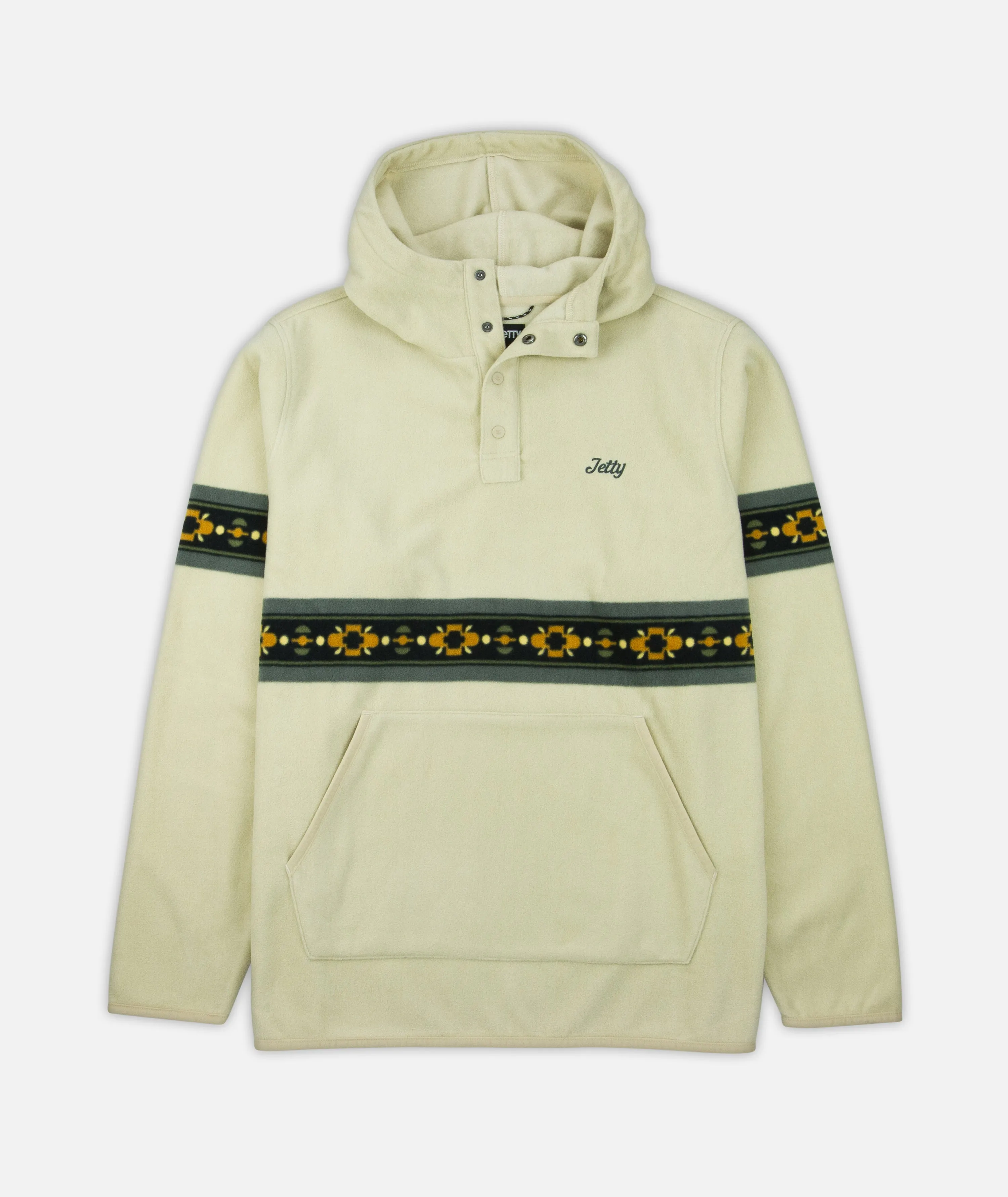 Quintin Fleece Hoodie - Cream sold by JETTY