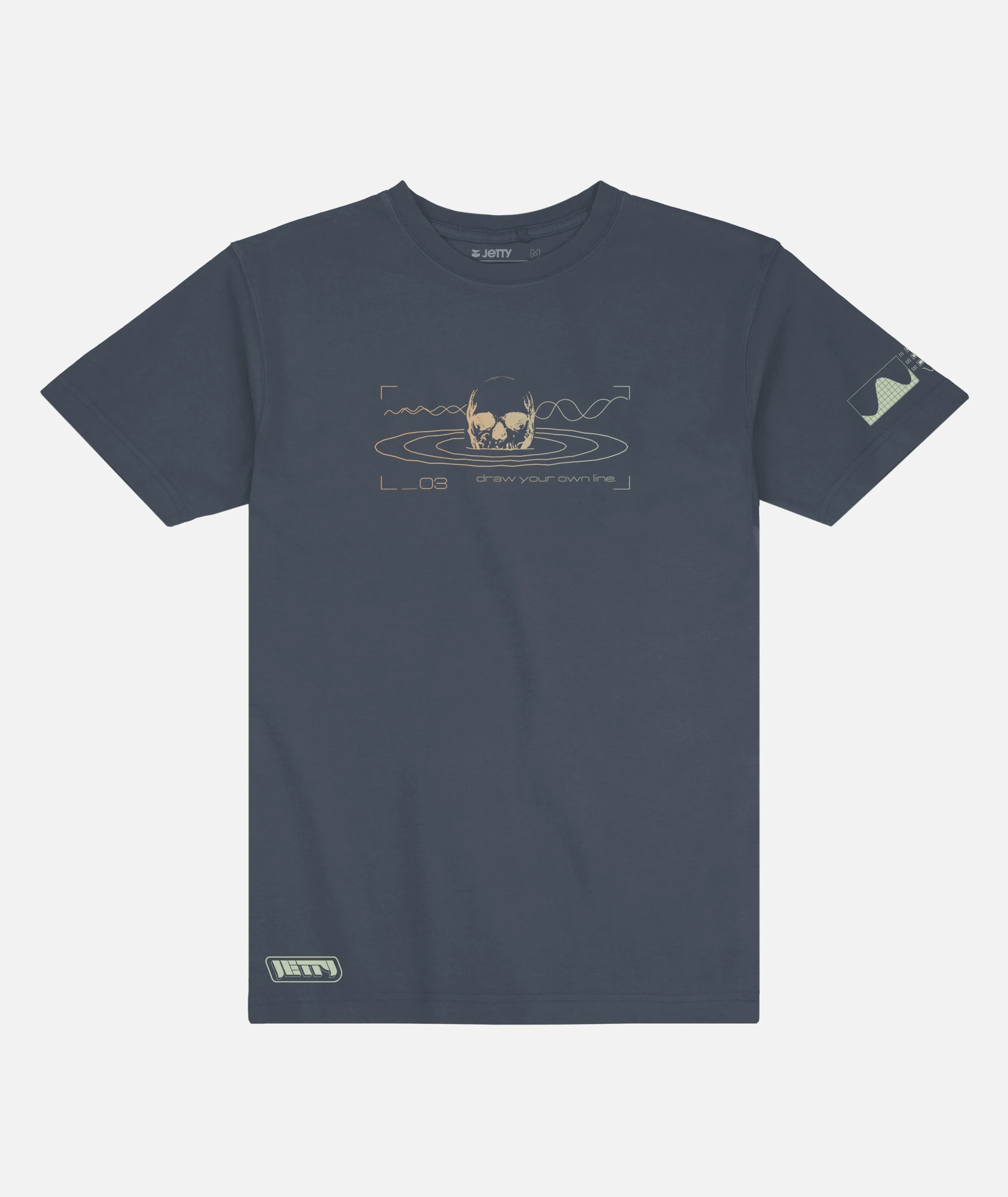 Radius Tee - Navy sold by JETTY product image thumbnail 2