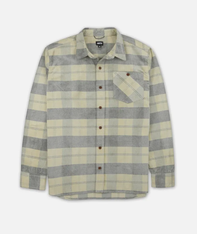 Shoals Corduroy Shirt - Bone made by JETTY