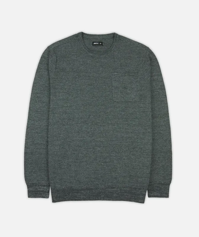 Brine Sweater - Charcoal Grey made by JETTY