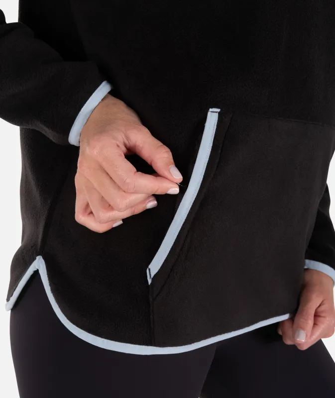 Juniper Fleece - Deep Black made by JETTY