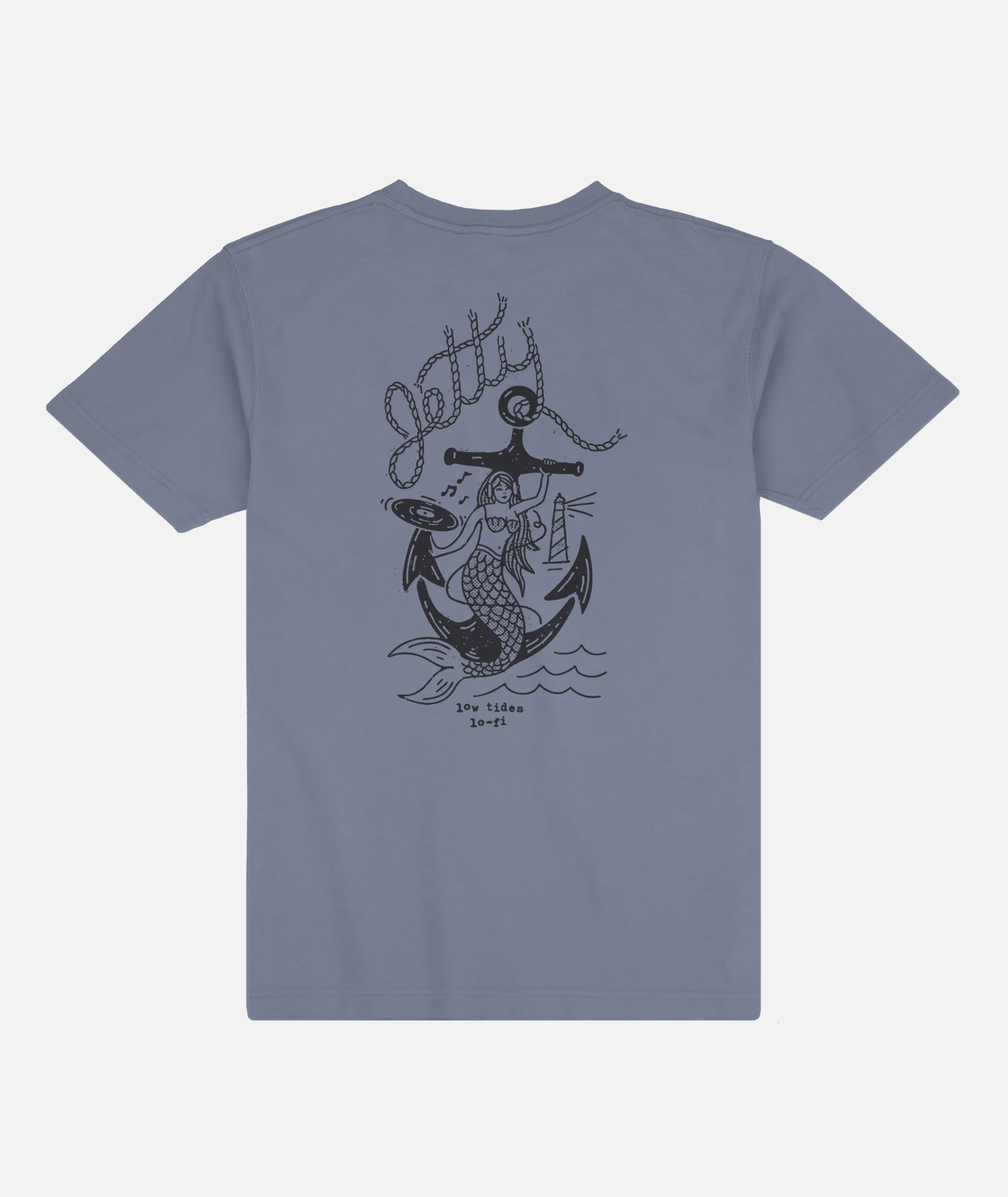 Low Tides LoFi Tee - Blue Horizon sold by JETTY