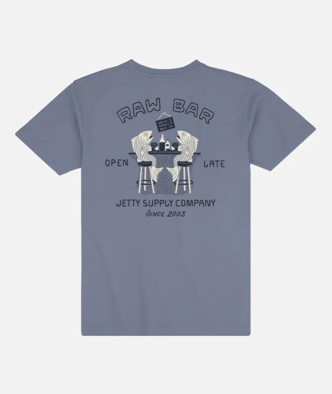 Raw Bar Tee - Blue Horizon made by JETTY