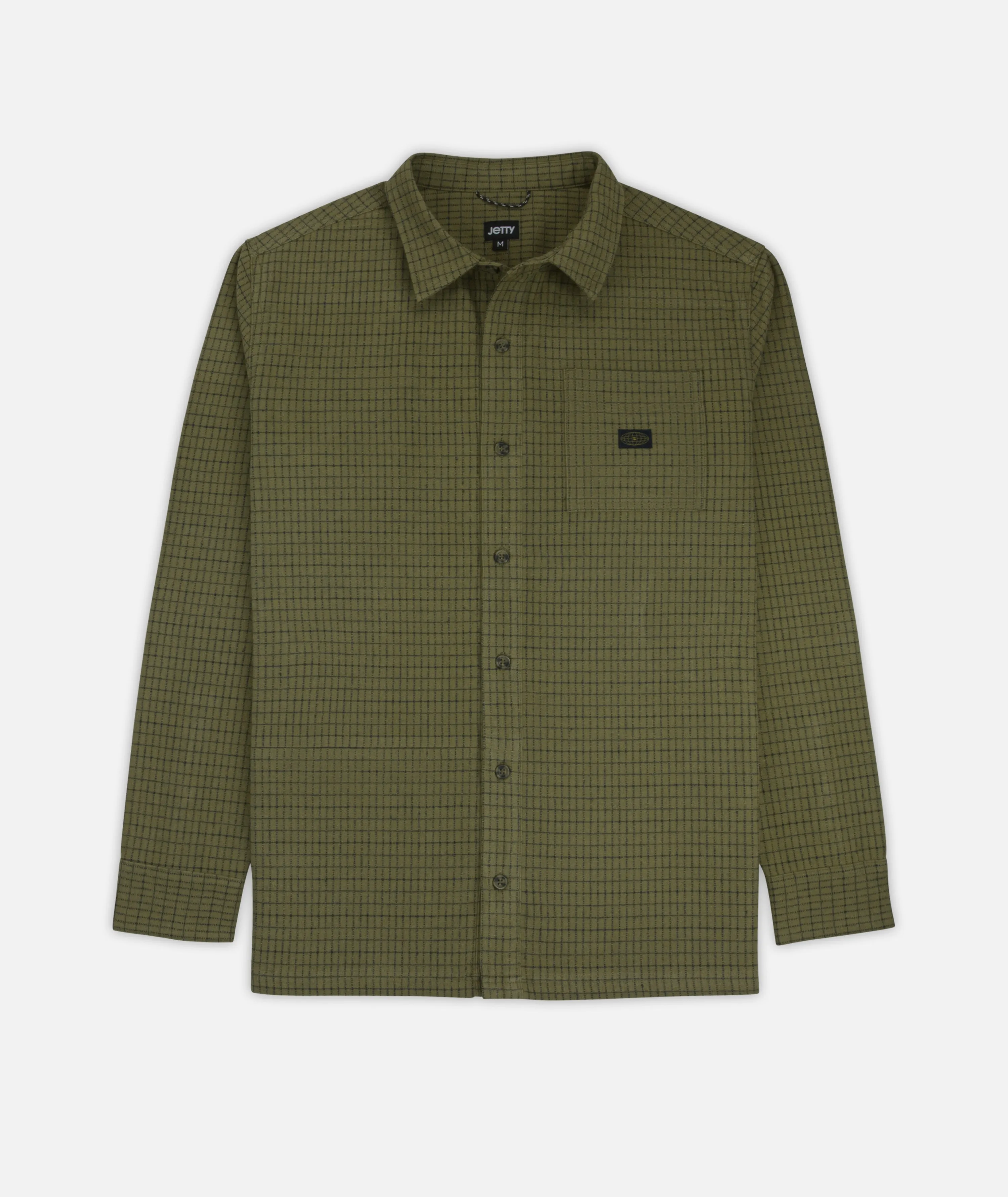 Folly Plaid Shirt - Olive sold by JETTY