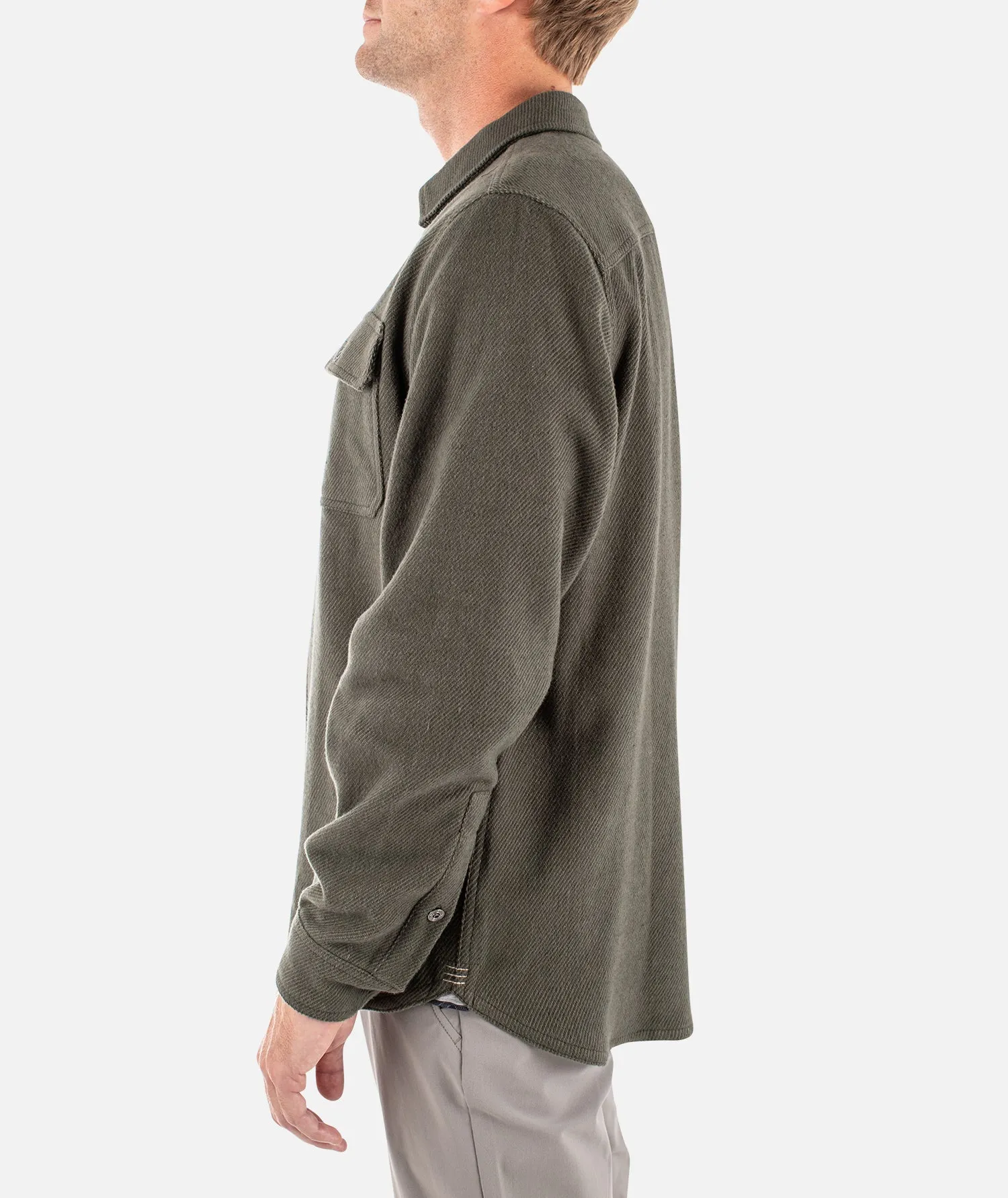 Horizon Flannel - Olive sold by JETTY product image thumbnail 3