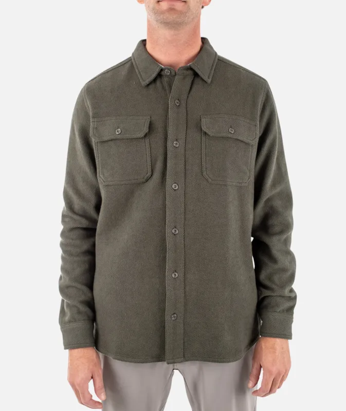 Horizon Flannel - Olive sold by JETTY