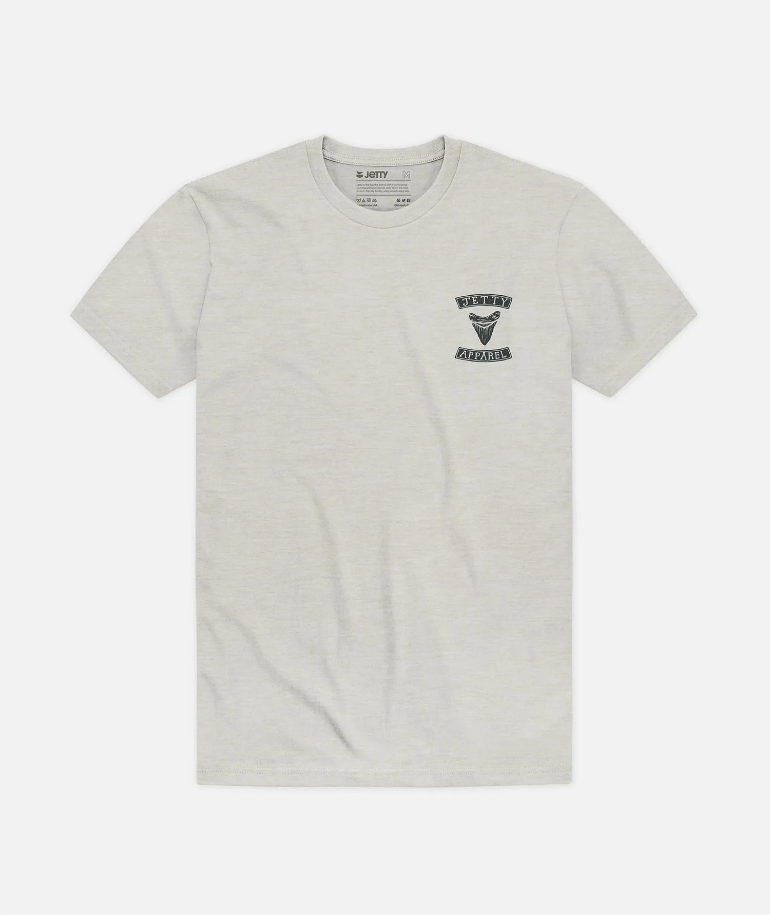F22 Apex Tee - Heather Grey sold by JETTY product image thumbnail 2