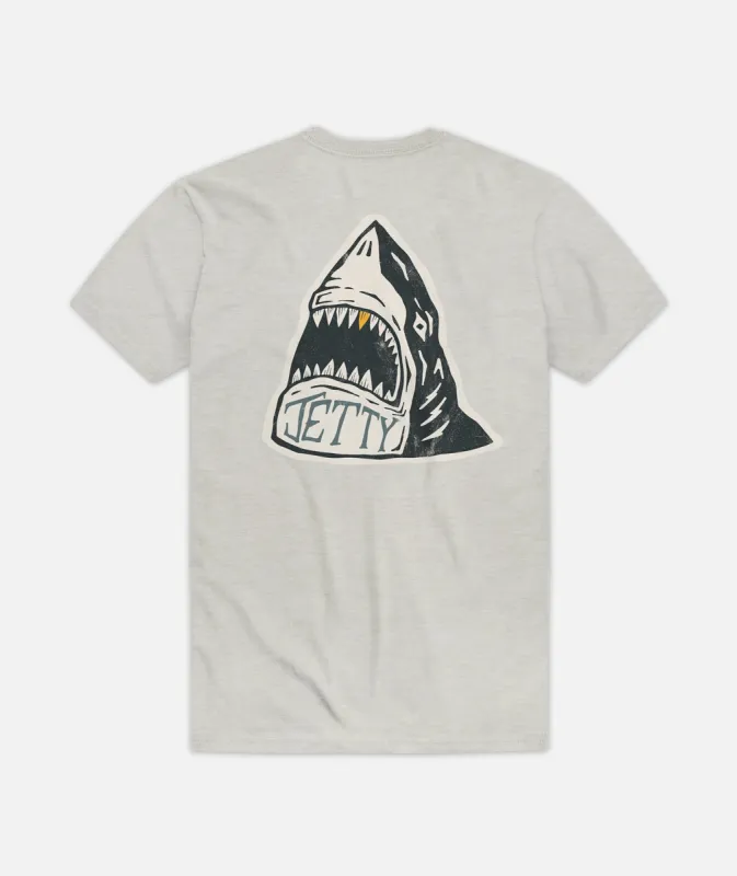 F22 Apex Tee - Heather Grey sold by JETTY