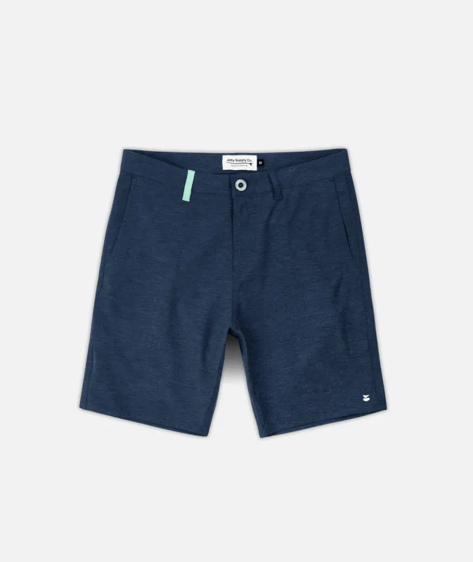 Polywog Hybrid Walkshort -  Navy sold by JETTY