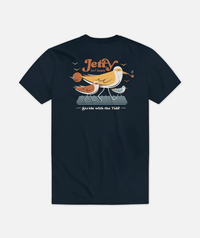 Piper Tee - Navy sold by JETTY