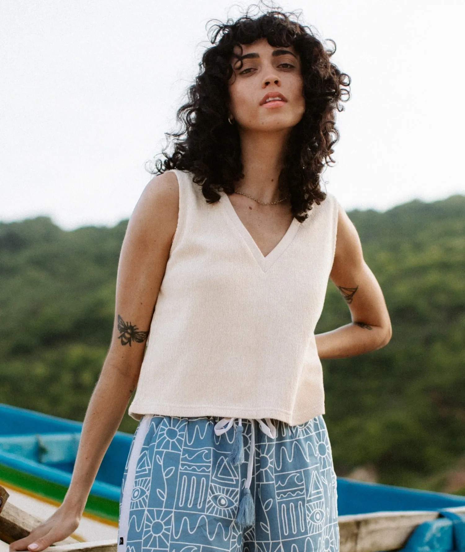 Loran Tank - Cream sold by JETTY product image thumbnail 5