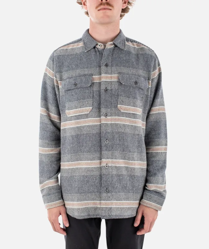 Horizon Flannel - Fog sold by JETTY