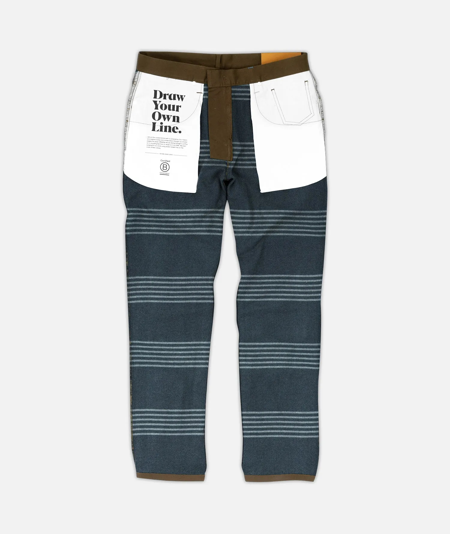 Mariner Flannel Lined Pant - Brown sold by JETTY product image thumbnail 3