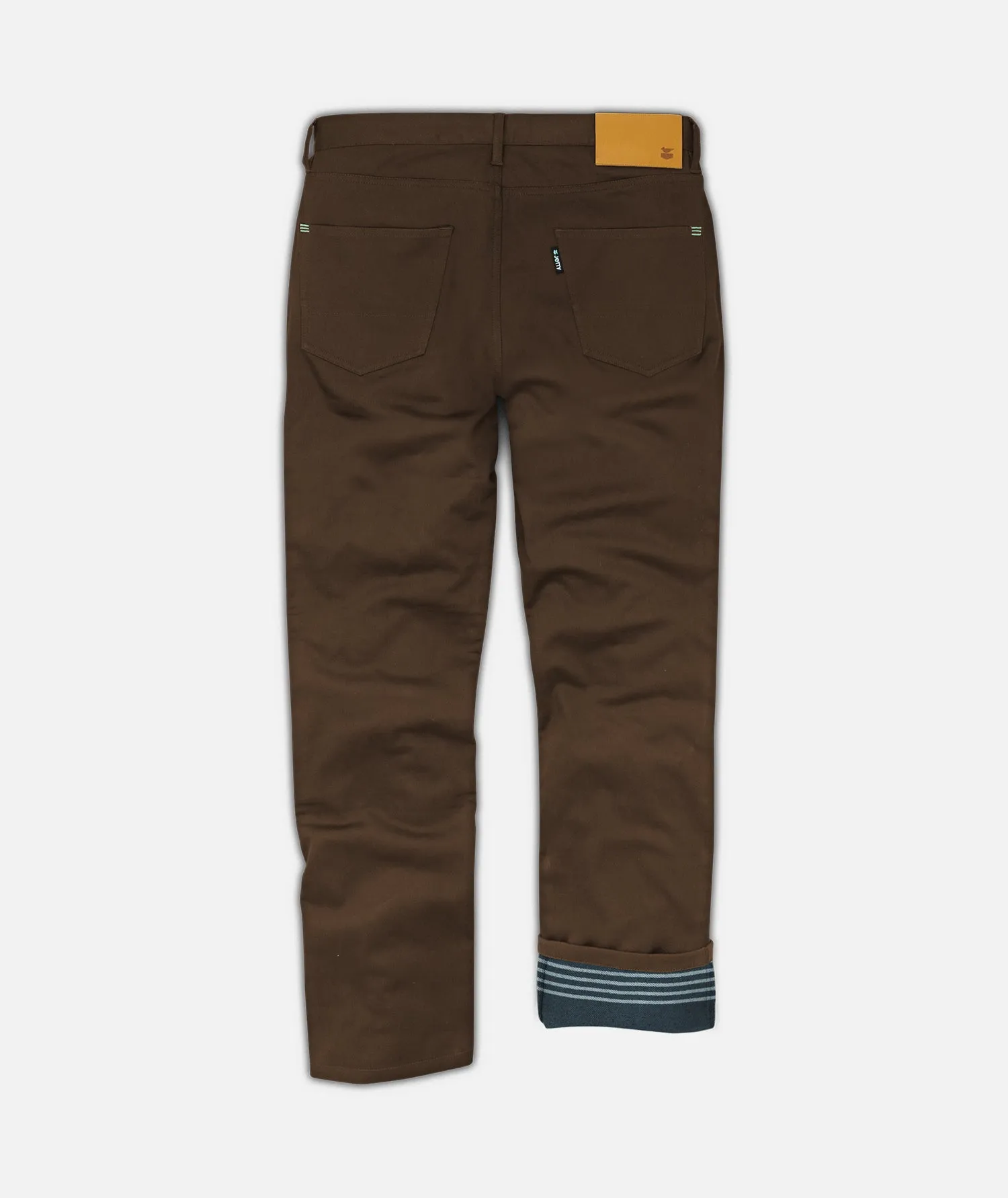 Mariner Flannel Lined Pant - Brown sold by JETTY product image thumbnail 2