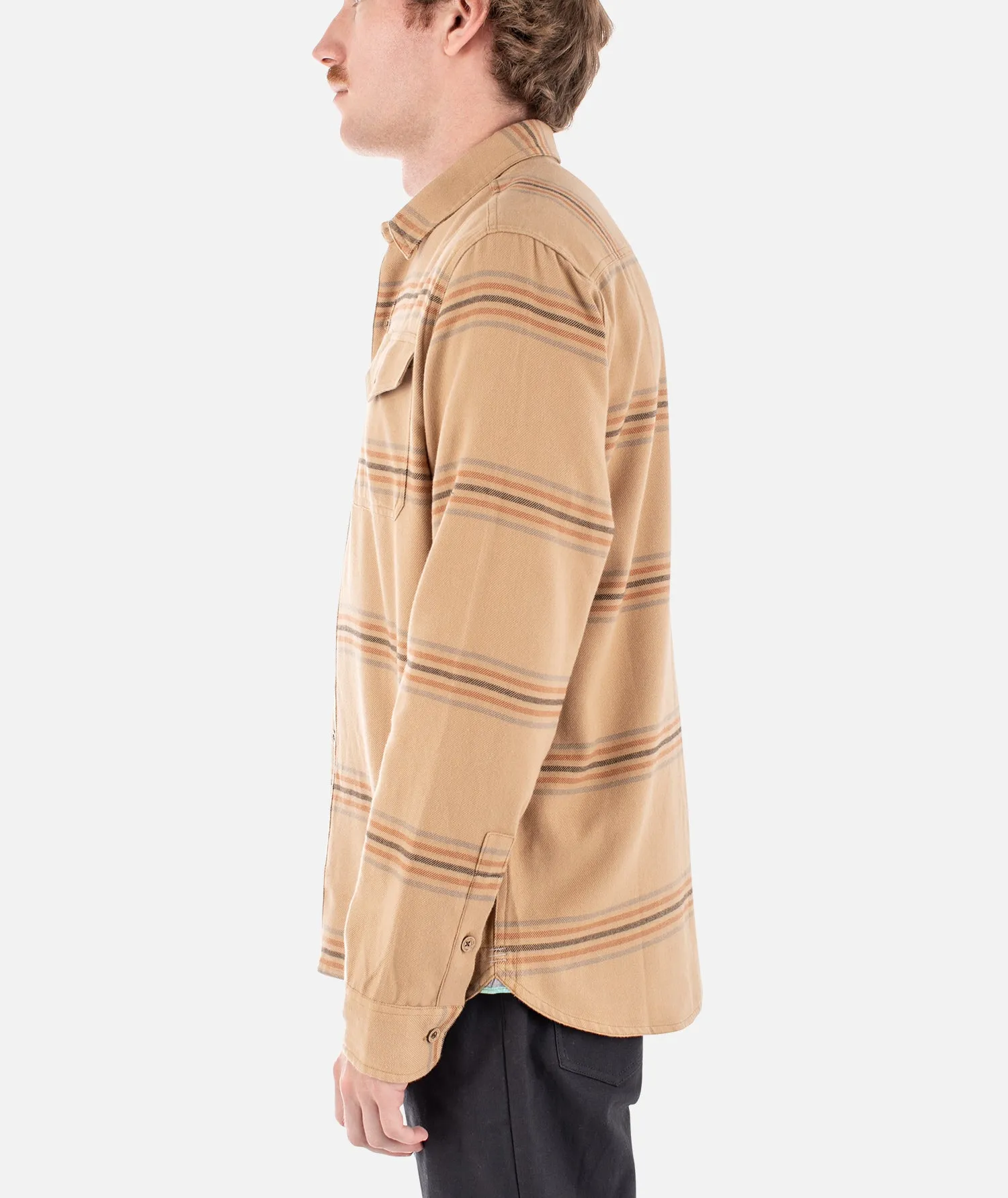 Essex Oyster Twill Shirt - Almond sold by JETTY product image thumbnail 3