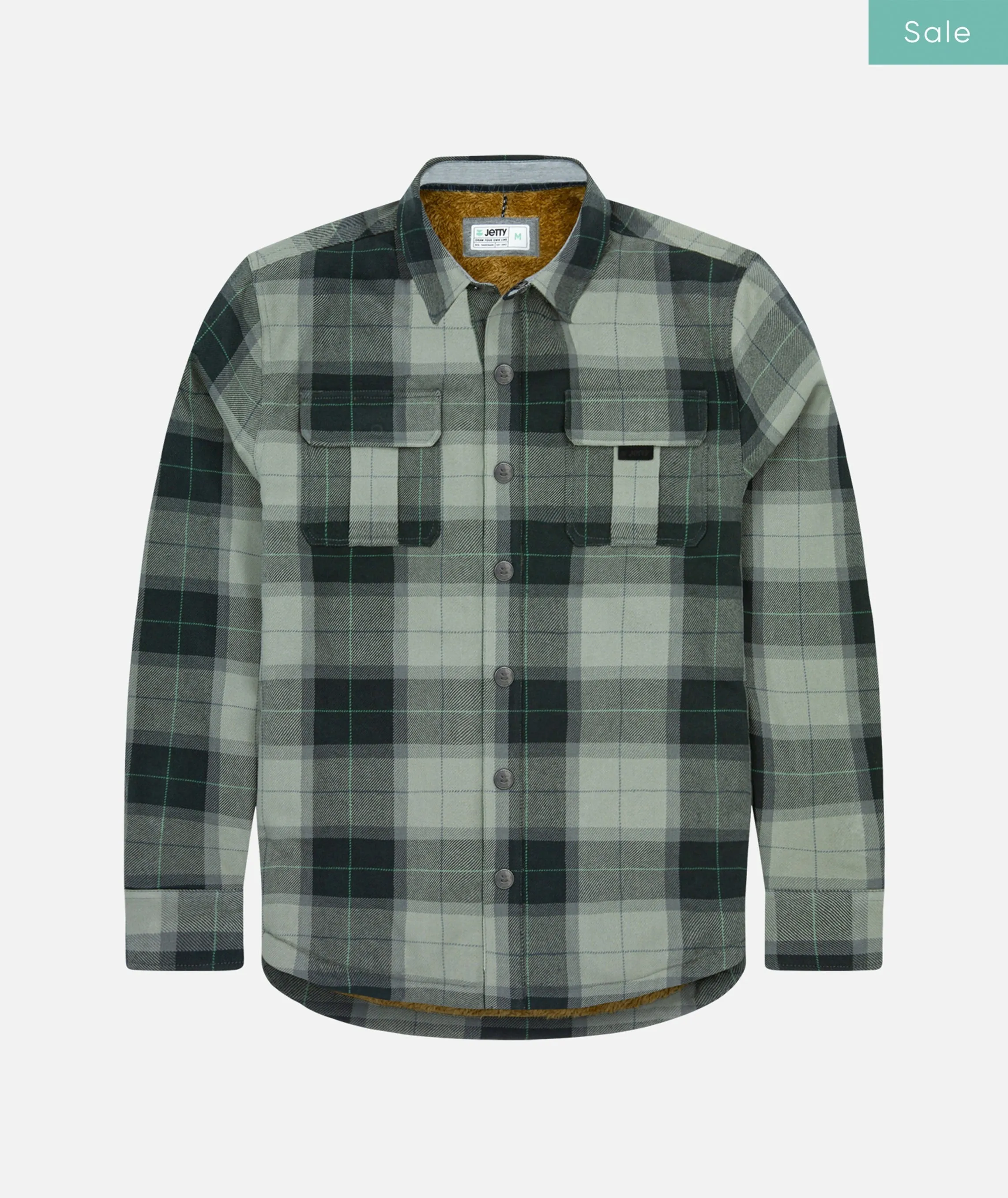 The Sherpa Jacket - Grey sold by JETTY