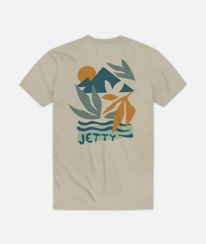 Range Tee - Tan sold by JETTY