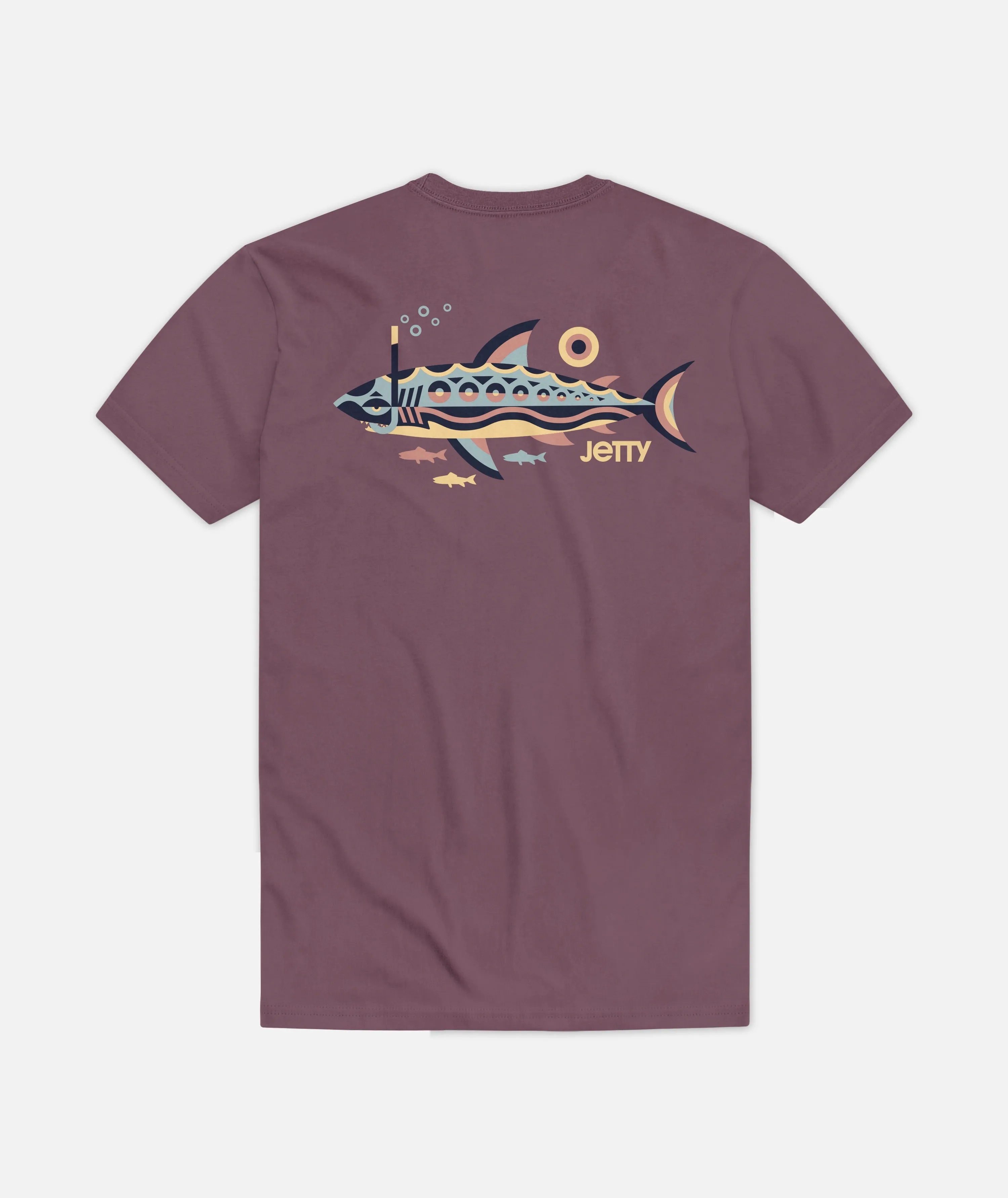 Geogill Pocket Tee - Maroon sold by JETTY